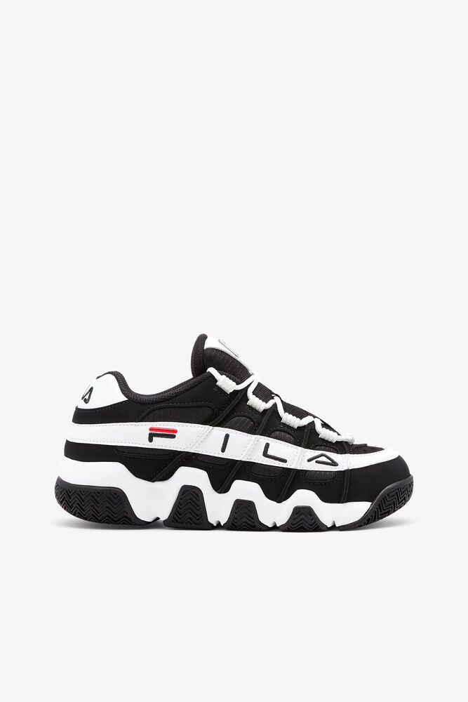 Fila shoes black on sale white